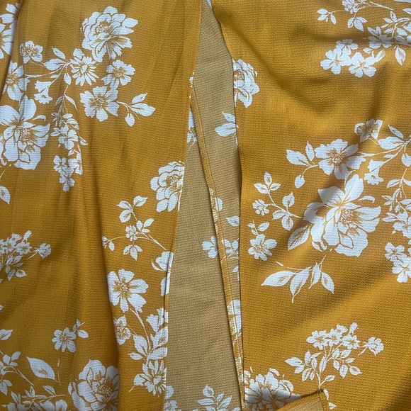 Yellow Floral Maxi Dress - Picture 3 of 6